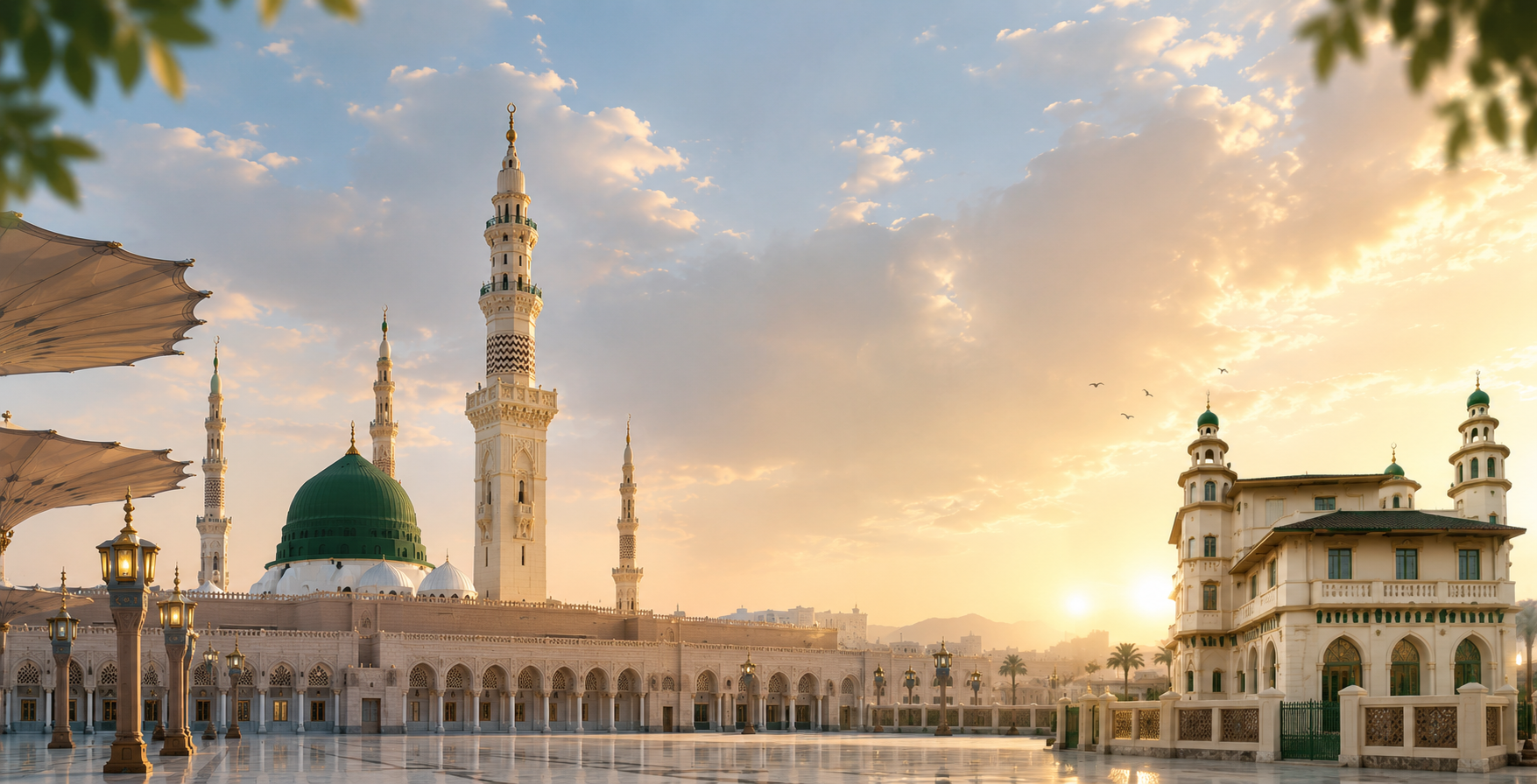 Madinah Munawwarah Panoramic Scene